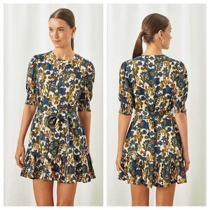 Floral Print Mini Dress